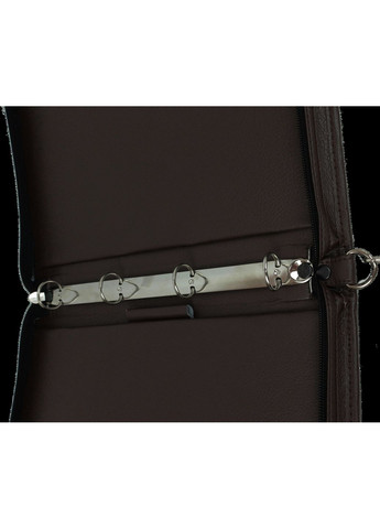 Папка для документов формата А4 из эко кожи 712100 Темно-коричневая Exclusive (361230324)