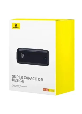 Пусковий пристрій Super Energy Mega, піковий струм 3000 А, 20000 мА·год, чорний Baseus (404700209)