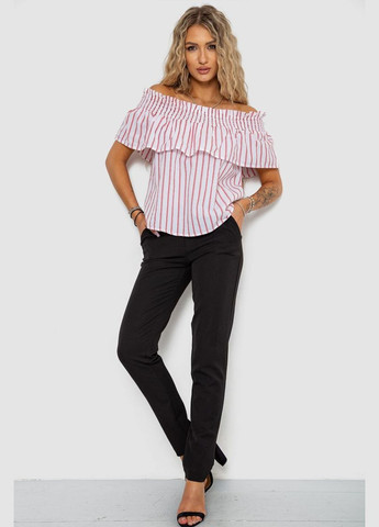 Комбинированная блуза в полоску, 244r302-1 Ager