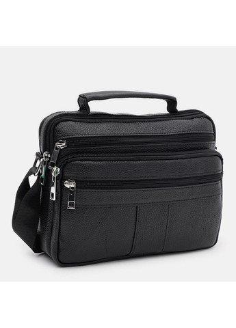 Мужская кожаная сумка K1090bl-black Borsa Leather (291984033)