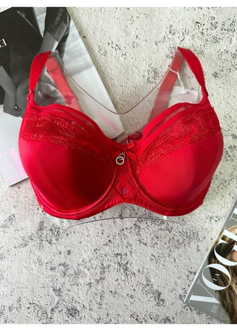 Красный красный бюстгальтер е мягкая чашка Lanny Mode