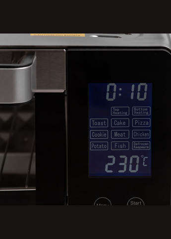 Духовка електрична настільна SK-10009 об'ємом 35 літрів з таймером, білий Sokany (328603129)