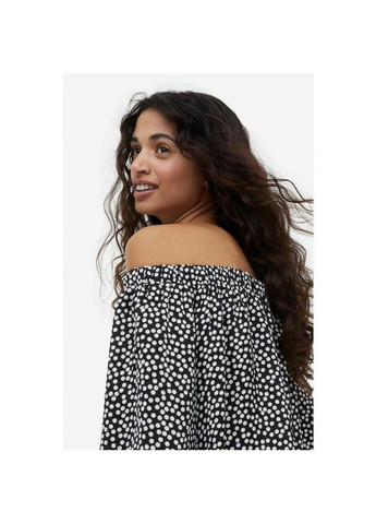 Комбінована блуза в горошок H&M