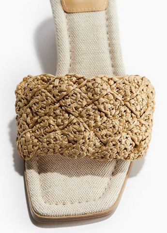 Бежевые эспадрильи H&M однотонный (294684115)