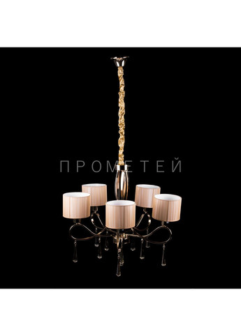 Классическая люстра на цепи с абажурами и хрустальными элементами. 1029/5/GAB No Brand (352229678)