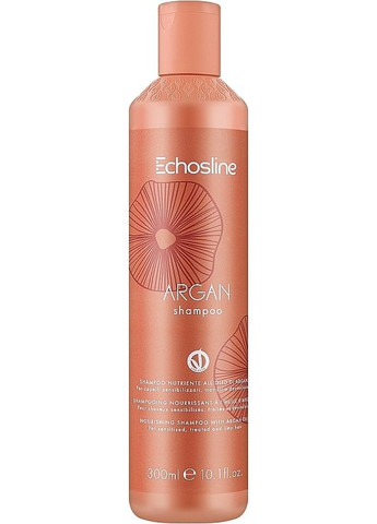 Живильний шампунь для волосся Argan Shampoo 1000ml (1331710-8832535) Echosline (368653670)