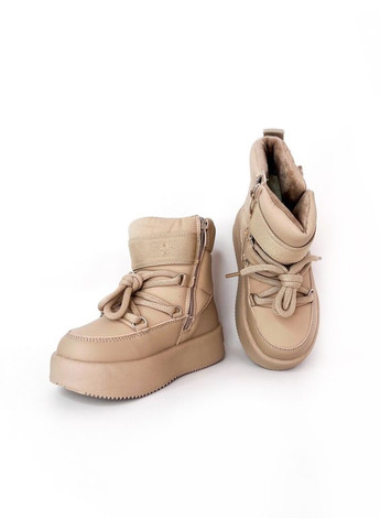 Бежевые зимние ботинки 27 г 17 см бежевый артикул з239 Jong Golf