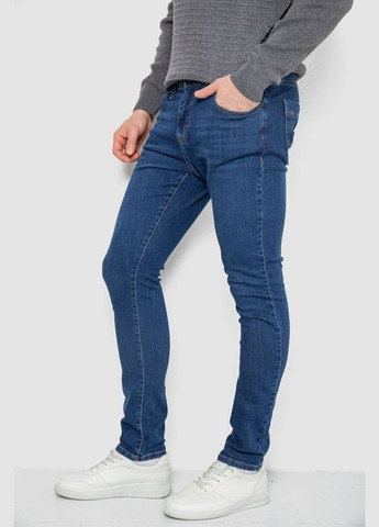 Синие демисезонные прямые джинсы мужские однотонные синие однотонные размер 29 (sku_247r1095) Ager