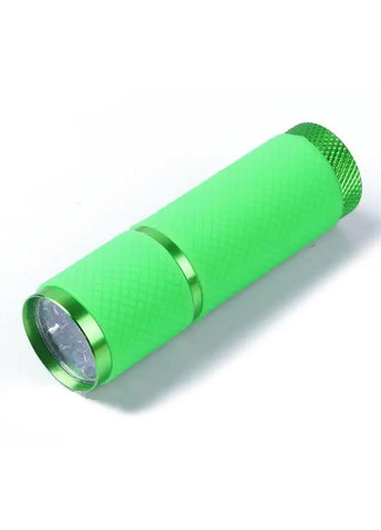 УФ фонарик для сушки гель лака ногтей для маникюра и педикюра на батарейках Зеленый Sun (347174022)