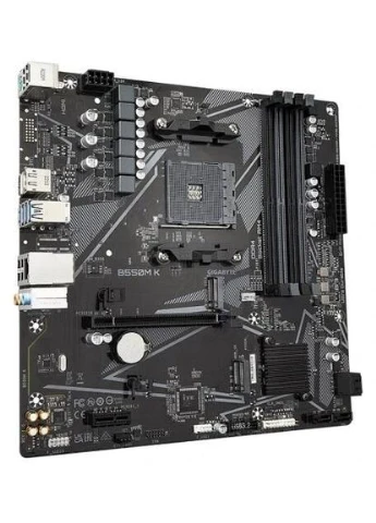 Мат.плата AM4 (B550) B550M K, B550, 4xDDR4, Int.Video(CPU), 4xSATA3, 2xM.2, 1xPCI-E 16x 4.0, 1xPCI-E 1x 3.0, ALC887, RTL8118AS, Gigabyte (395354747)