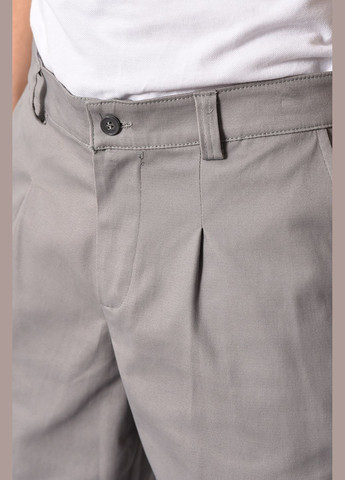 Серые джинсовые демисезонные прямые брюки Let's Shop