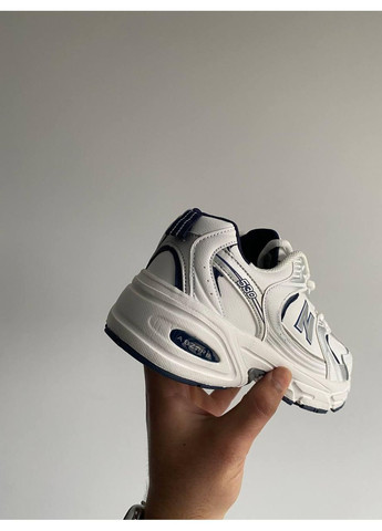 Білі Осінні кросівки чоловічі new balance 530 white silver нью беланс 530 No Brand