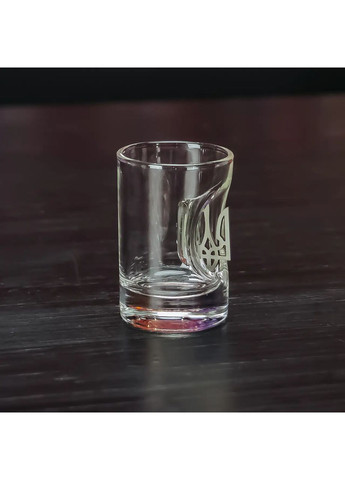 Стопки из прозрачного стекла в подарочной деревянной упаковке 50 мл Подарок мужчине на День Рождения Handmade 225-001-048 (366889345)