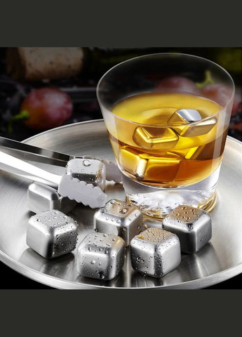 Набор многоразовых кубиков льда из нержавеющей стали Local House 6 штук (AH0011_2) No Brand (315885444)