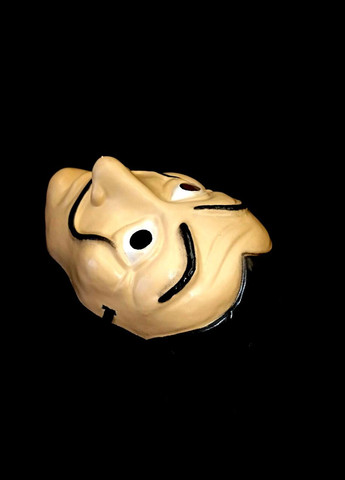 Маска Сальвадора Далее маскарадная пластиковая Бумажный дом+подарок No Brand (342384805)