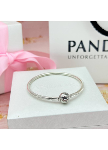 Срібний браслет з круглою застібкою Пандора 590728 Kabluchka (355345260)