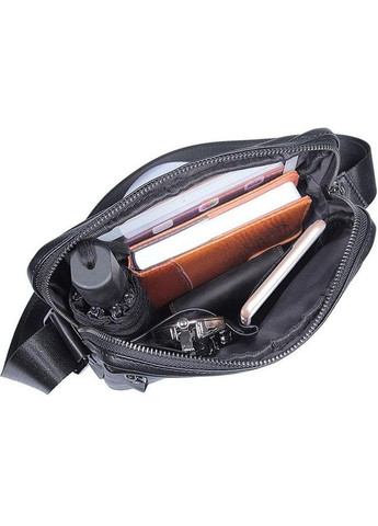 Сумка планшет через плечо мужская из натуральной кожи средняя Черный 36778 Vintage (354229879)