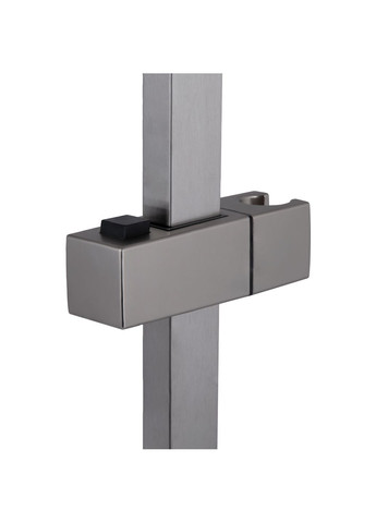 Душова стійка з тримачем універсальна Niagara прямокутна LDNIA321NKS46113 Nickel LIDZ 321 (346492257)