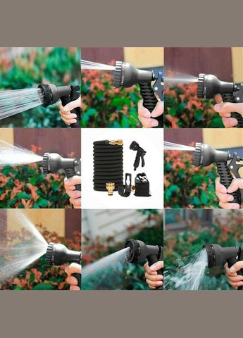 Шланг садовый для полива 22.9 м набор для полива с распылителем, гибкий, растягивающийся, для сада и огорода No Brand (346531716)