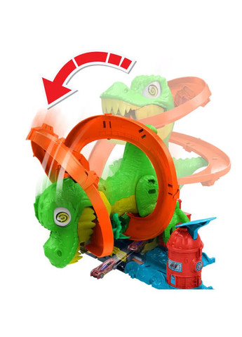 Трек City Атака огненного Ти-Рекса JBM73 Hot Wheels (322035487)