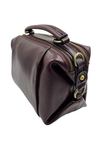 Сумка женская кожаная сливовая (Д/Ш/В) 25/11/17 (см) No Brand (365815619)