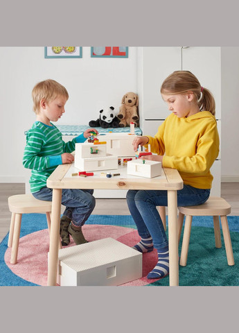 Коробка LEGO(r) з кришкою ІКЕА BYGGLEK 26х18х12 см (50372187) IKEA (278407127)