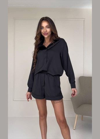 Костюм жіночий шовковий шорти та сорочка JUGO Atelier (293510666)