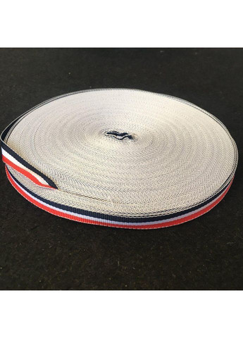 Лампасно-репсовая лента (тесьма) ширина 1 см. НА СТРАЗ-кратно 1 м.- 0646 Plus-plus (354797186)