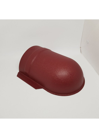 Заглушка коника круглого напівкруглого матова мала напівкругла штампована з 0,5мм Arcelor RAL 3005 ArcelorMittal (364918043)