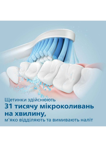 Електрична зубна щітка Sonicare HX3673/11 Gemini 3100 Philips (306581461)