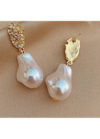 Сережки біжутерія Перлинка бароко No Brand (365751584)