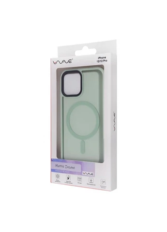 Чехол Matte Insane Case with Magnetic Ring для iPhone 12/12 Pro Wave (382915628)