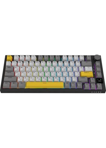 Клавиатура AK820 Pro Flying Fish Switch Black RGB USB/Wireless/Bluetooth UA Black (AK820PRO-FF-BGY) Ajazz AK820 Pro Flying Fish Switch Black RGB USB/Wireles (356149779)