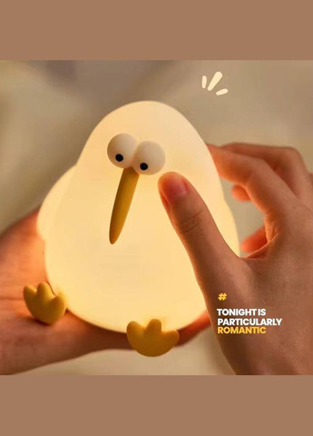 Нічник дитячий силіконовий Ківі м'який сенсорний з акумулятором (S03) No Brand (331738154)