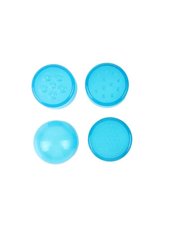 Клиторальный вибратор с 4 сменными насадками синий "The Ultimate Mini-Massager" Chisa (301210810)