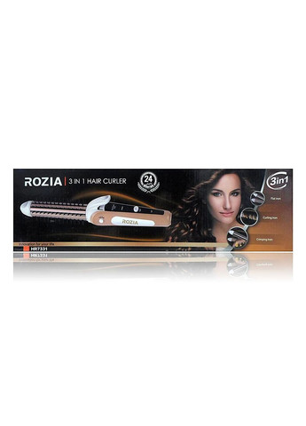 Стайлер гофре и утюг для волос 3в1 HR 7331 мощность 30Вт. Rozia (290049482)