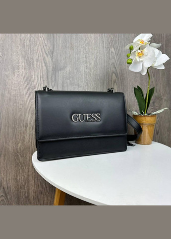 Клатч женский на плечо из экокожи с металлической фурнитурой черный (sku_1433) No Brand (330576614)