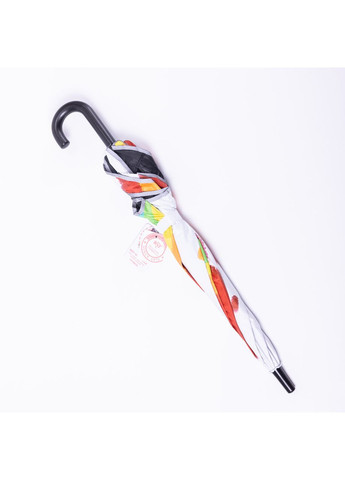 Белый зонт детский механический элегантный с принтом прочный надежный из полиэстера диаметр 90 см hp-23-13w Yiwu (369673527)