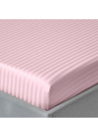 Двоспальна постіль сатин із простирадлом на гумці FLORAL CS1 180х220 см Cosas (307477469)