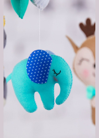 Дитячий музичний мобіль на ліжечко для немовлят WooolyWool «Єдиноріг» з 35 мелодіями (М016) No Brand (342757970)