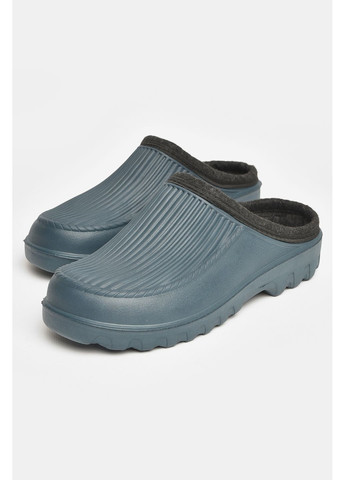 Галоши мужские без задника на флисе синего цвета Let's Shop (361658501)