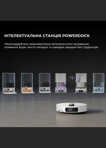 Робот-пилосос X50 Ultra Complete White (RLX85CE-4-WH) Dreame (341489066)