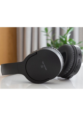 Наушники большие блютуз беспроводные, Black (черные), накладные, Bluetooth 5.0, с микрофоном Real-El GD-850 (355267314)