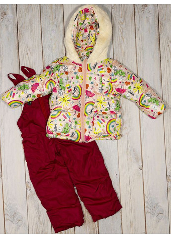 Комбінезон зимовий куртка і штани для дівчинки Одягайко (366544395)