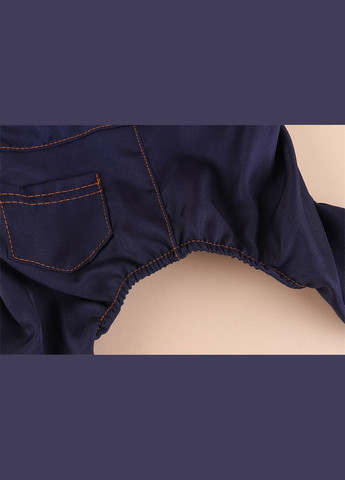 Джинсовий костюм для котів Pet Style "Клітка" Червоний S No Brand - (323232836)