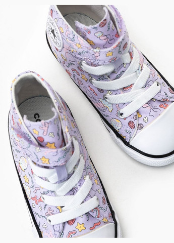 Фіолетові кеди Converse