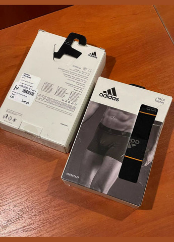 Набір 2 шт боксерки чоловічі труси adidas active micro flex vented trunks 2pk (289362859)