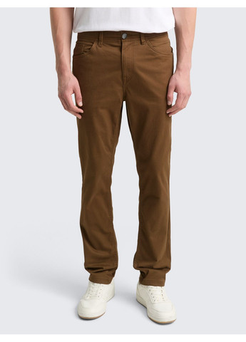 Коричневые демисезонные брюки Tom Tailor