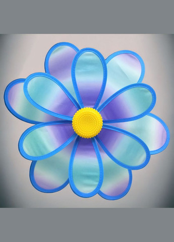 Вітрячок "Квіточка", діаметр 38 см, блакитний MIC (292252698)