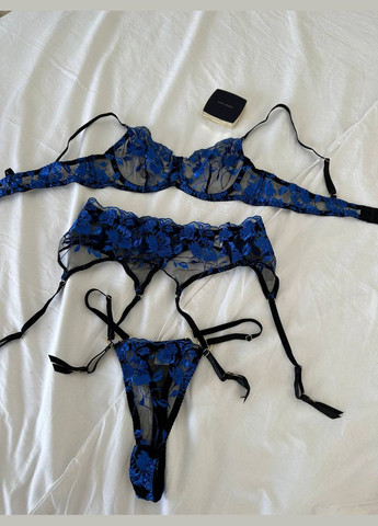 Синий комплект нижнего белья Domino